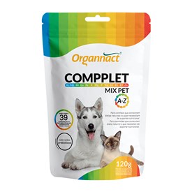 Suplemento Compplet Mix Pet A-Z Organnact para Cães e Gatos 120g
