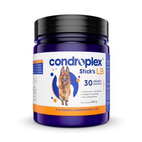 Suplemento Condroplex Stick's LB para Cães com 30 Unidades - imagem adicional