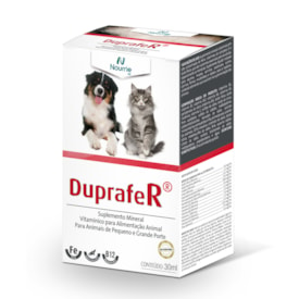 Suplemento Duprafer para Animais de Pequeno e Grande Porte 