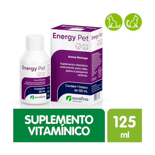 Suplemento Energy Pet Ourofino para Cães e Gatos 125ml