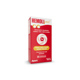 Suplemento Hemolipet Avert 30 Comprimidos - imagem adicional