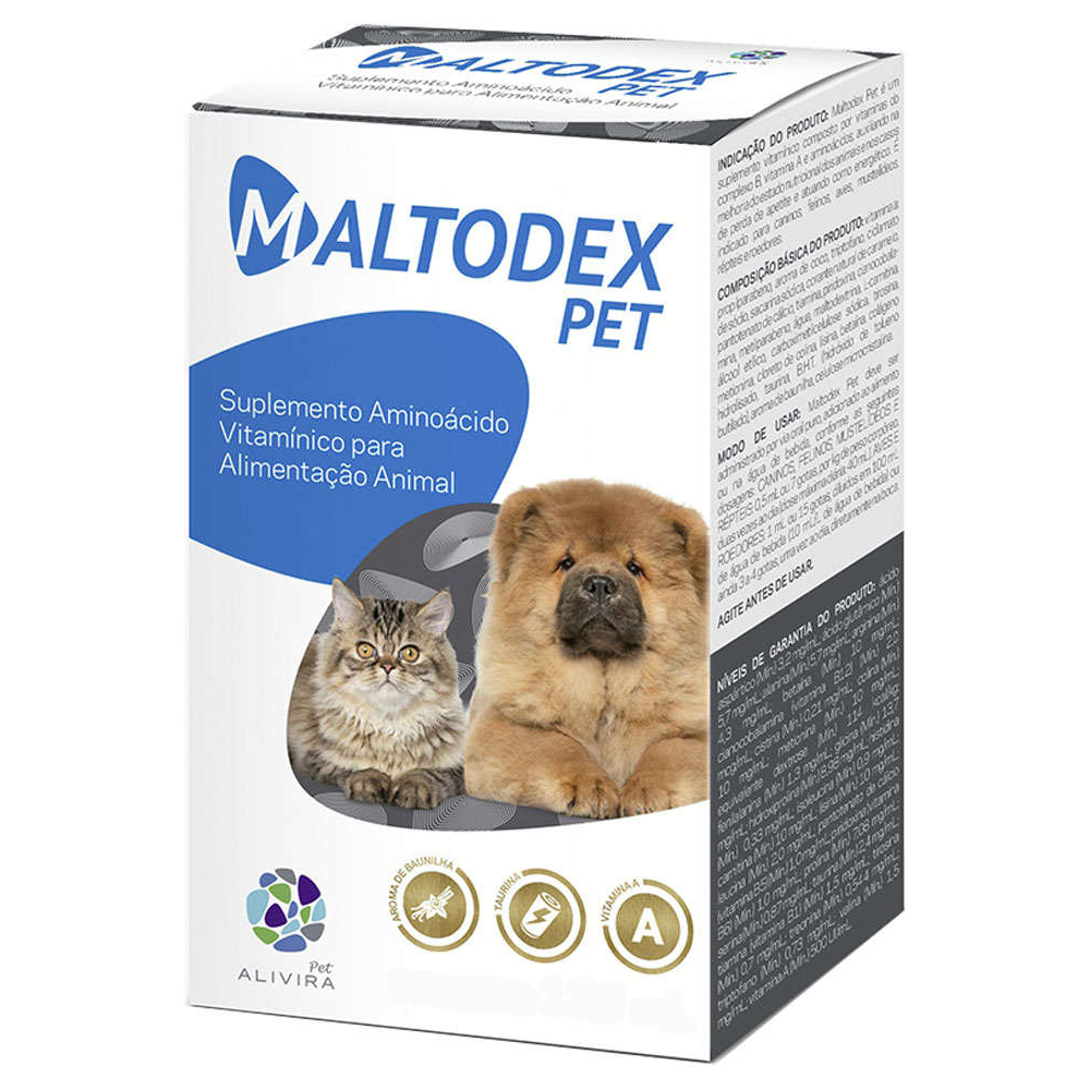 Suplemento Maltodex Pet Alivira 30ml
