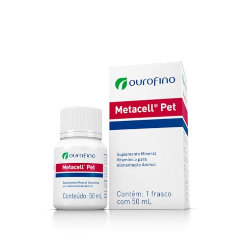 Suplemento Metacell Ourofino para Cães e Gatos 50ml 