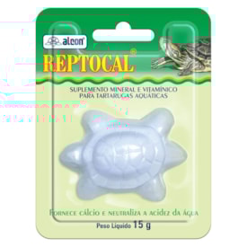 Suplemento Mineral Alcon Reptocal para Tartarugas 15g