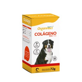 Suplemento Mineral Organnact Colágeno Dog Tabs para Cães 72g