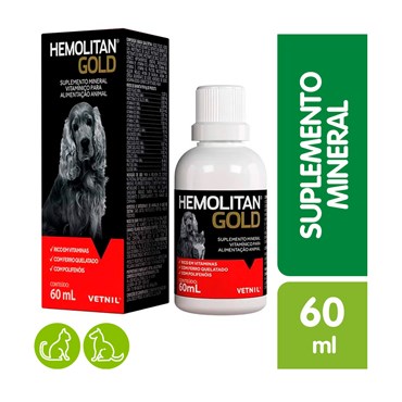 Suplemento Mineral Vitamínico para Alimentação Animal Hemolitan Gold 