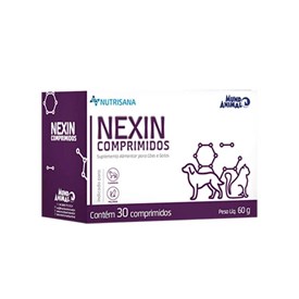 Suplemento Nexin Mundo Animal para Cães e Gatos 30 Comprimidos 