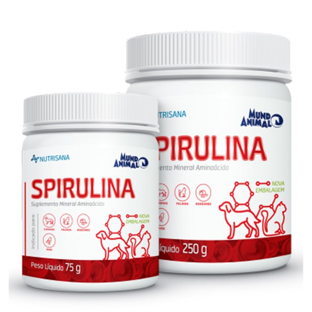 Suplemento Nutrisana Spirulina 250g Mundo Animal