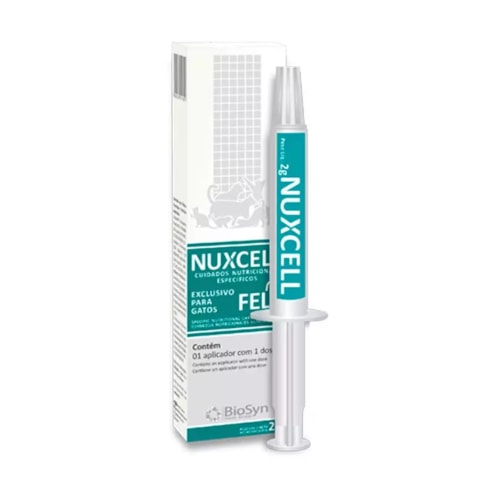 Suplemento Nuxcell Fel em Pipeta para Gatos 2g