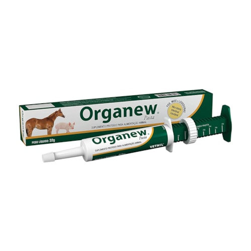 Suplemento Organew Vetnil para Equinos e Suinos Pasta 32g