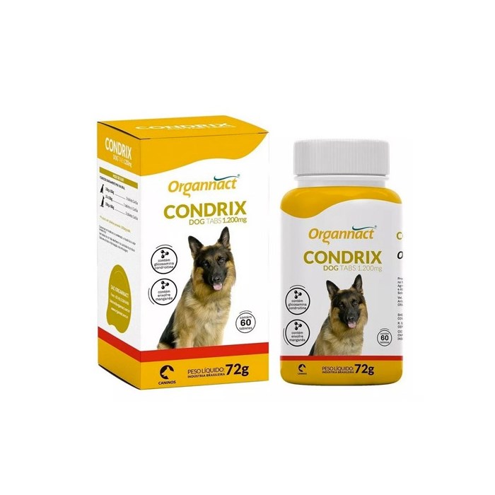 Suplemento Organnact Condrix Dog para Cães Tabs 1200 mg