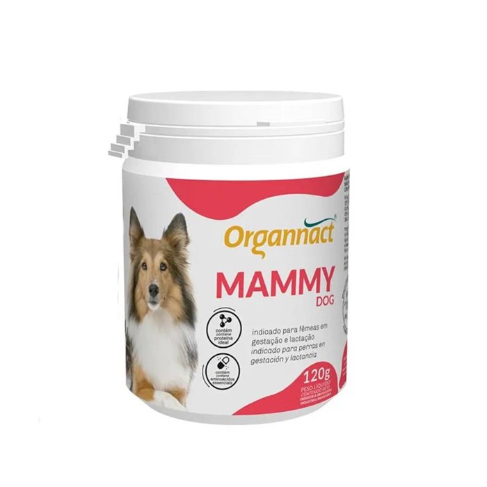 Suplemento Organnact Mammy Dog para Cães Fêmeas 120g