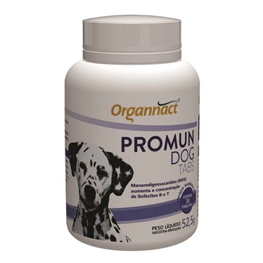 Suplemento Organnact Promun Dog Tabs para Cães 52,5g