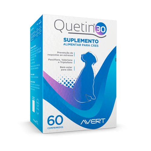 Suplemento para Cães Quetin Até 30kg com 60 comprimidos