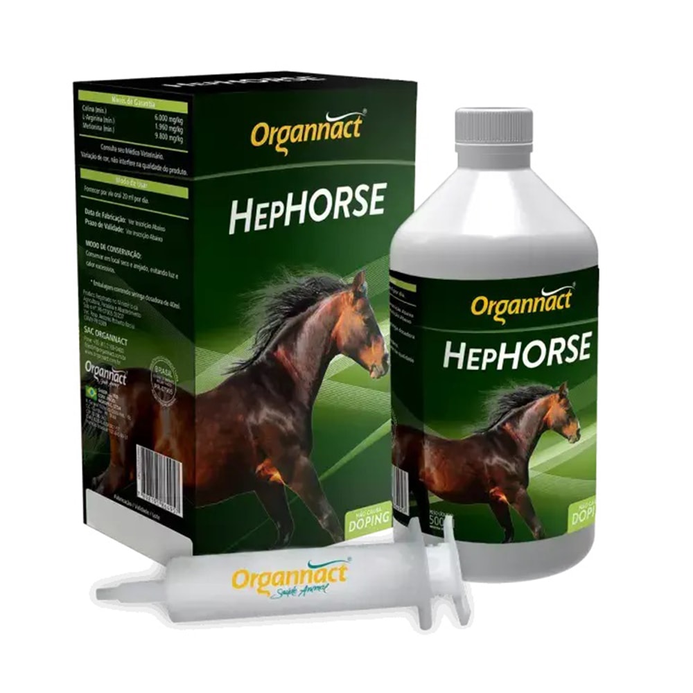 Suplemento para Equinos HepHorse Organnact 500ML