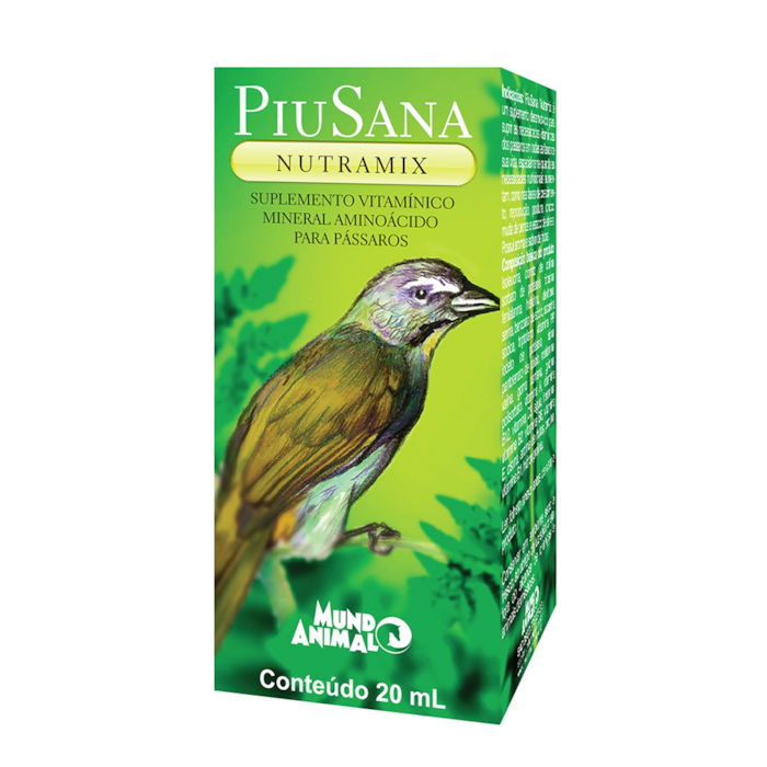 Suplemento Piusana Nutramix 20ml Mundo Animal