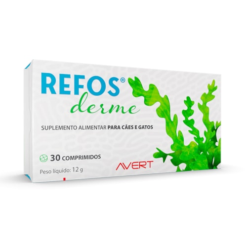 Suplemento Refos Derme Avert para Cães e Gatos - 30 Comprimidos - imagem adicional