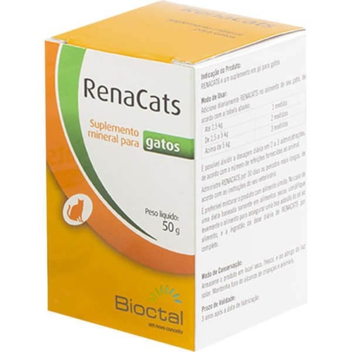 Suplemento RenaCats Bioctal para Gatos 50 g