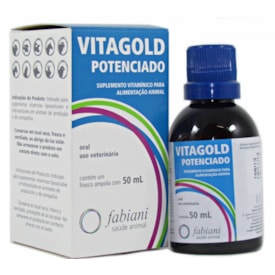 Suplemento Vitagold Fabiani Saúde Animal 50 ml