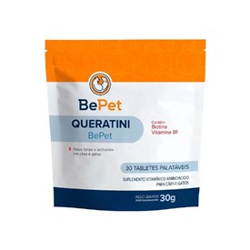 Suplemento Vitaminico Bepet Queratini Cães e Gatos - 30g