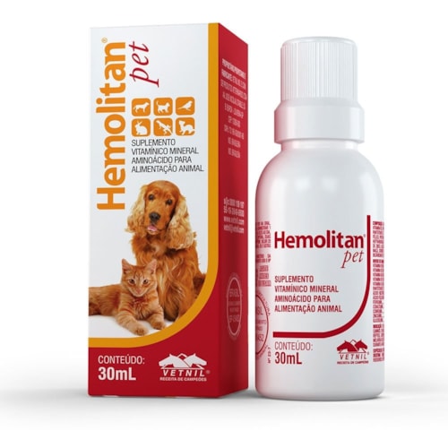 Suplemento Vitamínico Hemolitam Pet Vetnil