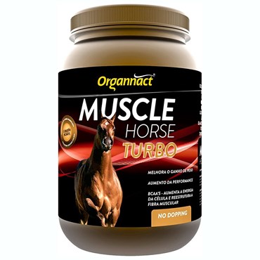 Suplemento Vitamínico Muscle Horse Turbo Organnact para Cavalos 2,5kg