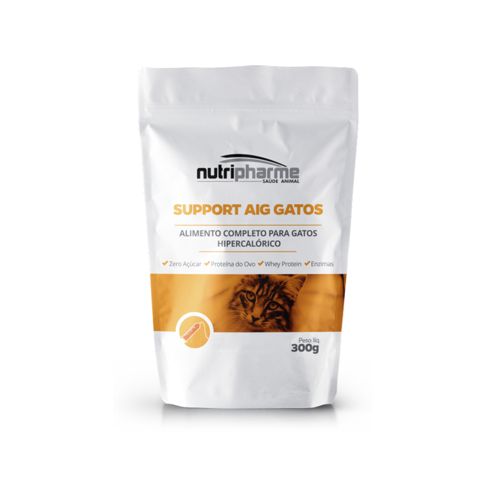 Support Aig Gatos Suplemento Hipercalórico 300g - Nutripharme