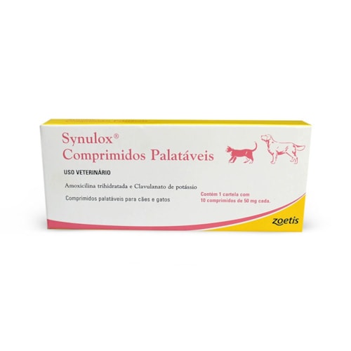 Synulox Comprimidos Palatáveis 50 mg
