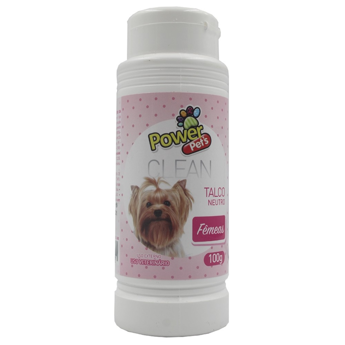 Talco para Cães Fêmeas 100g - Powerpets