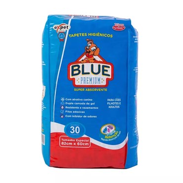 Tapete Higiênico Blue Premium Expet para Cães 82X60 cm