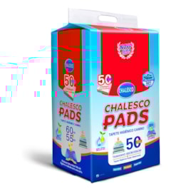 Tapete Higiênico para Cachorro Chalesco Pads 60X55 cm