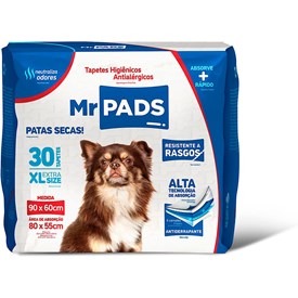 Tapete Higiênico para Cachorro Premium Mr. Pads 90X60 cm 