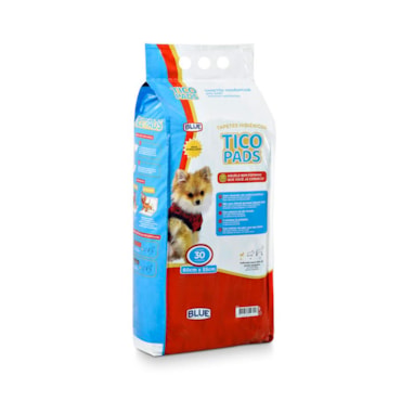 Tapete Higienico Para Cães Tico Pads 30 unidades