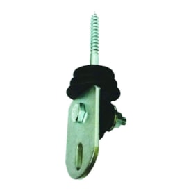 Terminal Isolante Com Parafuso Para Porteira Preto - 1 Unidade