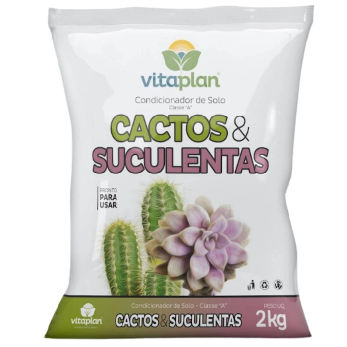 Terra para Cactus e Suculentas 2KG - Nutriplan