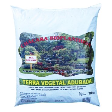 Terra Vegetal Adubada Bioplanthion