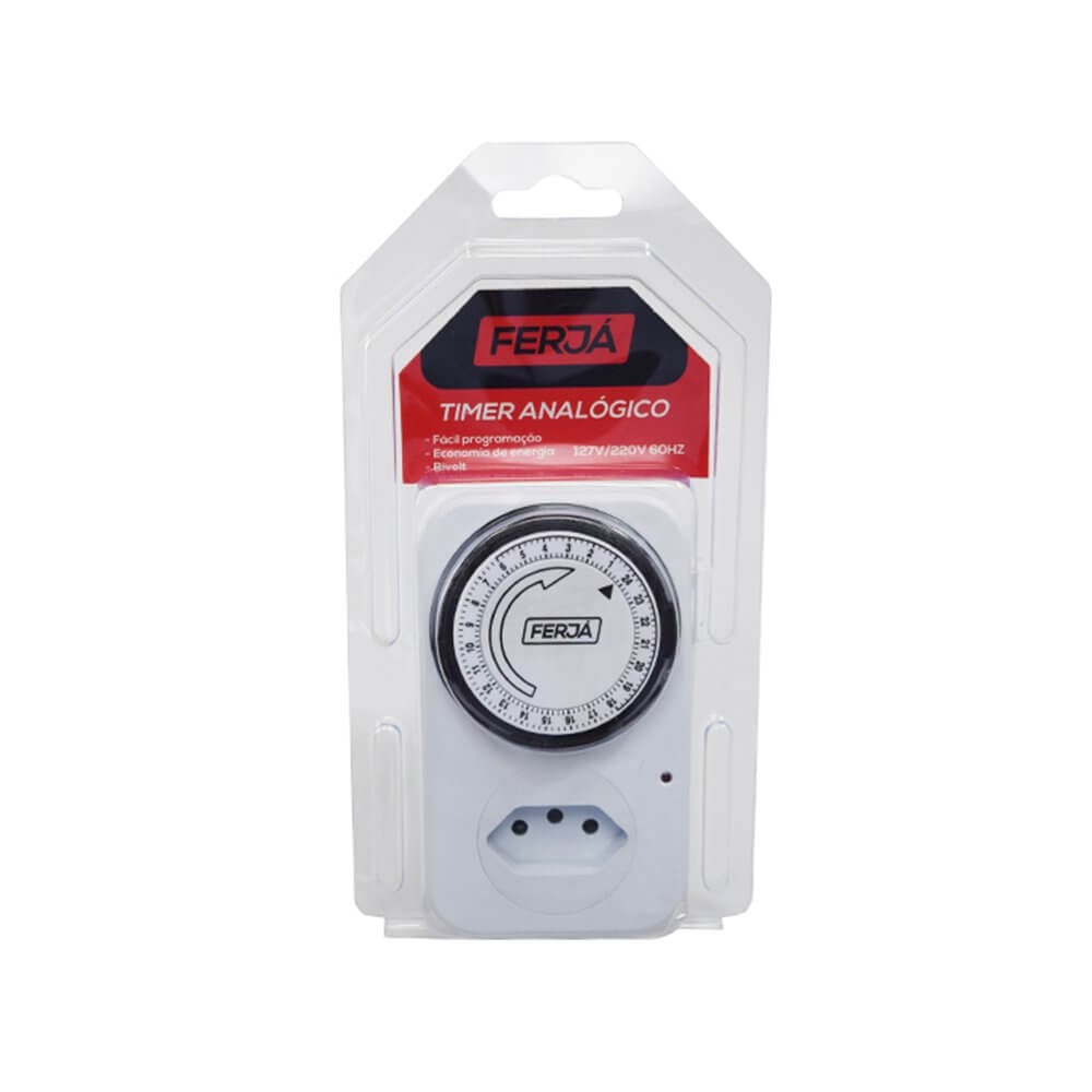 Timer Analógico Bivolt Fácil Programação - Ferjá