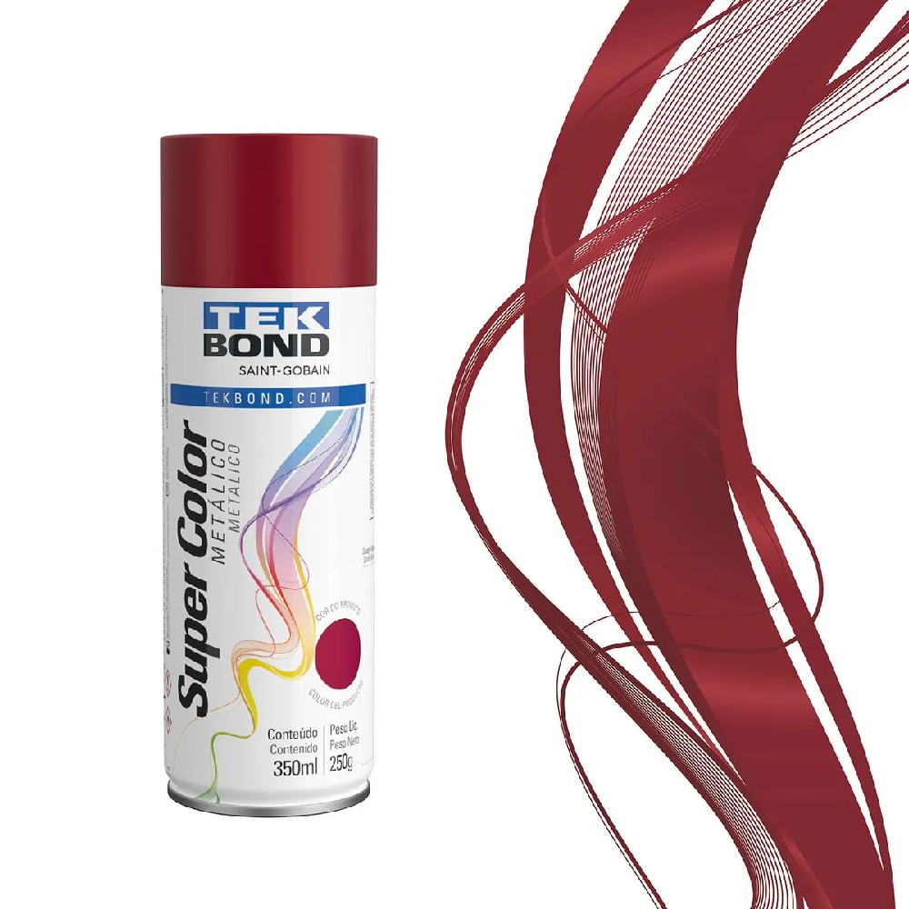 Tinta Spray Vermelho Tekbond 350ml 23041006900