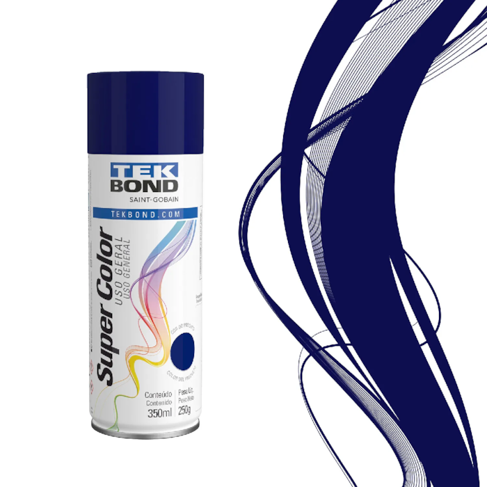 Tinta Spray Azul Escuro Tekbond 350ml 23091006900