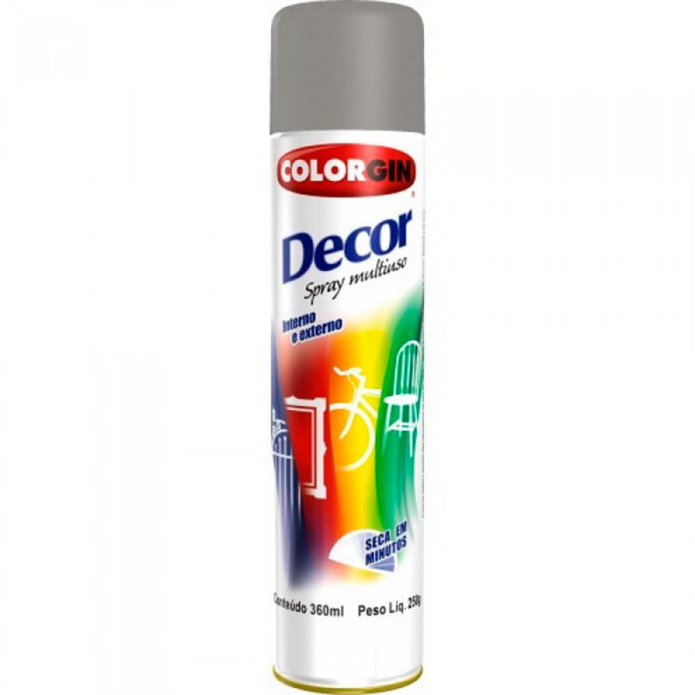 Tinta Spray Decor cor Alumínio 360ml