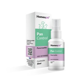 Tratamento Homeopático Homeopet Pan Control Pancreatite 30 ml