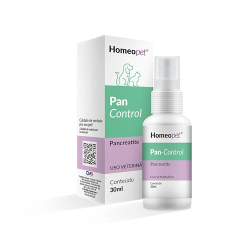 Tratamento Homeopático Homeopet Pan Control Pancreatite 30 ml