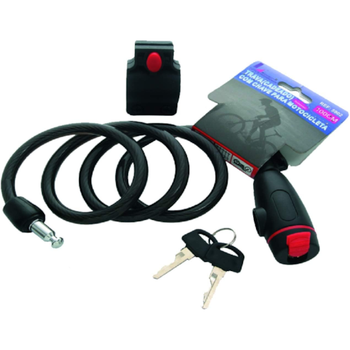 Trava para Moto com Chave 100cm Lotus