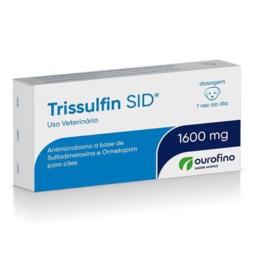 Trissulfin SID 1600mg com 5 Comprimidos