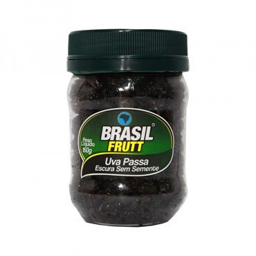 Uva Passa Escura Sem Semente 160g - Brasil Frutt
