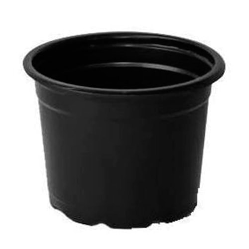 Vaso Plástico Para Plantas Cor Preta - Nutriplast