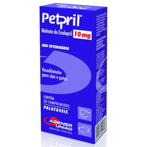 Vasodilatador Petpril para Cães e Gatos 10mg 
