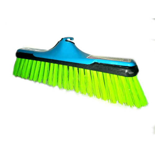 Vassoura de Cerdas Duras Larjet Limpeza Pesada Cores Variadas 30cm - Melaré 