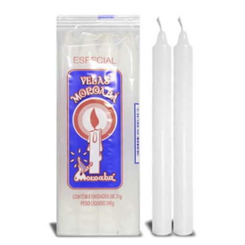 Vela Comum Especial Maroabá com 8 Unidades