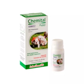Vermífugo Chemital para Cães Filhotes 20ml